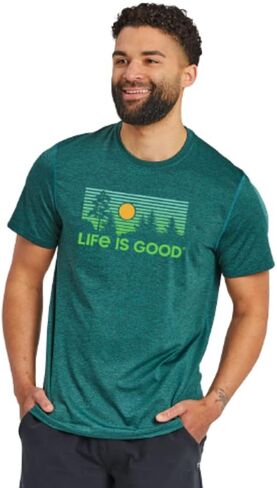 Life is Good Men's Active Tee in Saudi Arabia