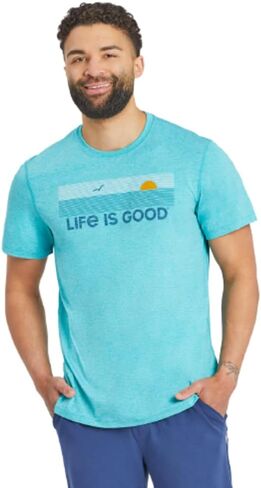 Life is Good Men's Active Tee in Saudi Arabia
