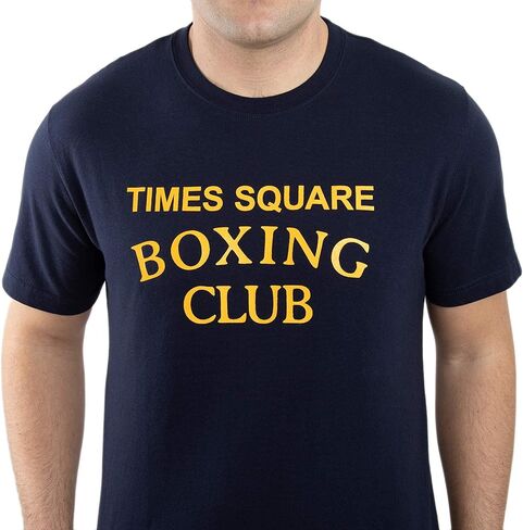 Times Square Boxing Club Gym T-Shirt - Vintage Boxing Apparel Workout Tees - Midnight Navy in Saudi Arabia