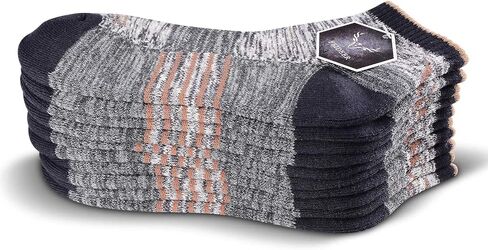 FEIDEER Men's Women's Hiking Walking Socks, Moisture Wicking Cotton Cushion Ankle Quarter Crew Socks with Arch Support in Kuwait