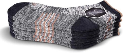 FEIDEER Men's Women's Hiking Walking Socks, Moisture Wicking Cotton Cushion Ankle Quarter Crew Socks with Arch Support in Kuwait