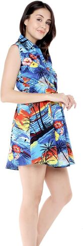 Matchable Family Hawaiian Luau Men Women Girl Boy Clothes in Sunset Blue in Saudi Arabia