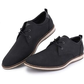 EliteLand Men's Dress Shoes, Mens Oxford Shoes, Leather Stylish Lace-up Wingtip Brogues, Business Casual Formal Derby Shoe in Saudi Arabia