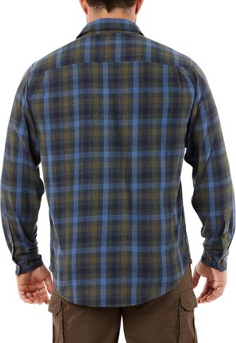 Smith's Workwear Men's Plaid Two Pocket Flannel Shirt in Kuwait
