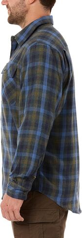Smith's Workwear Men's Plaid Two Pocket Flannel Shirt in Kuwait
