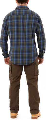 Smith's Workwear Men's Plaid Two Pocket Flannel Shirt in Kuwait
