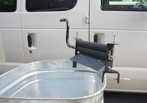 Wisemen Trading Hand Wringer Black and Stainless Steel (Black) Proudly 100% Made in USA in Kuwait