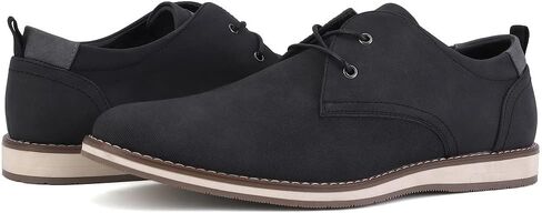 EliteLand Men's Dress Shoes, Mens Oxford Shoes, Leather Stylish Lace-up Wingtip Brogues, Business Casual Formal Derby Shoe in Kuwait