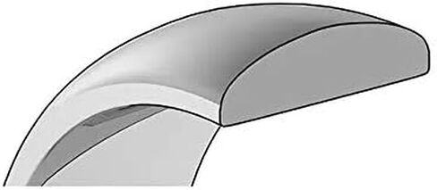 Wedding Band Solid 925 Sterling Silver Real 10k 14k 18k Yellow Rose White Gold OR Platinum Ring Classic Plain Domed 2mm 4mm 6mm 8mm in Kuwait