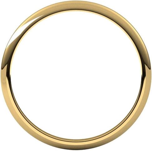 Wedding Band Solid 925 Sterling Silver Real 10k 14k 18k Yellow Rose White Gold OR Platinum Ring Classic Plain Domed 2mm 4mm 6mm 8mm in Kuwait