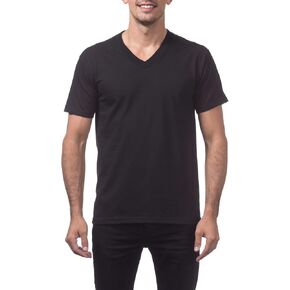 Pro Club Men's Pack of 3 Pcs V-neck Heavyweight T-shirt 100% Cotton in Saudi Arabia
