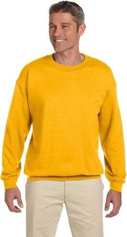 Gildan Men's Heavyweight Waistband Sweatshirt, Gold, 2XL in Saudi Arabia