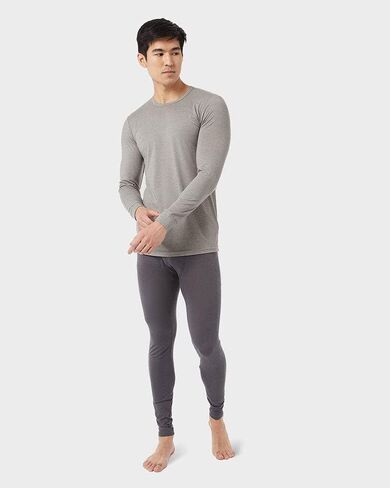 32 DEGREES Men's Lightweight Baselayer Crew Top | Long Sleeve | Form Fitting | 4-Way Stretch | Thermal in Saudi Arabia