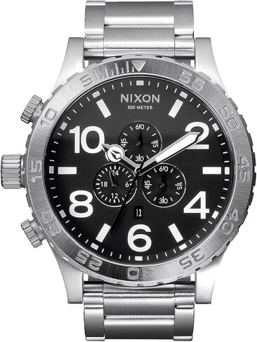 Nixon 51-30 Chrono. 100m Water Resistant Men’s Watch (XL 51mm Watch Face/ 25mm Stainless Steel Band) in Saudi Arabia
