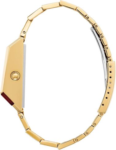 Bulova Mens Archive Series LED Computron Gold Stainless Steel Watch, Red LED Display Style: 97C110 in Kuwait