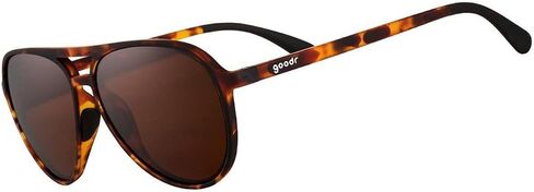 Goodr Mach GS Polarized Sunglasses Amelia Earhart Ghosted Me, One Size - Men's in Kuwait