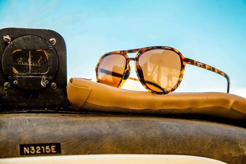Goodr Mach GS Polarized Sunglasses Amelia Earhart Ghosted Me, One Size - Men's in Kuwait