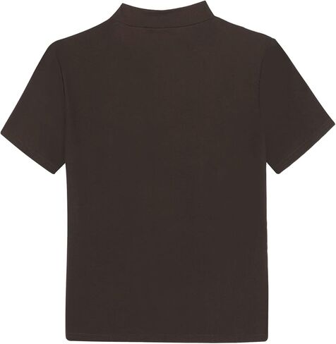 JEATHA Mens Mock Turtleneck Pullover T-Shirt Top Short Sleeve Solid Undershirt Base Layer Undershirt in Saudi Arabia