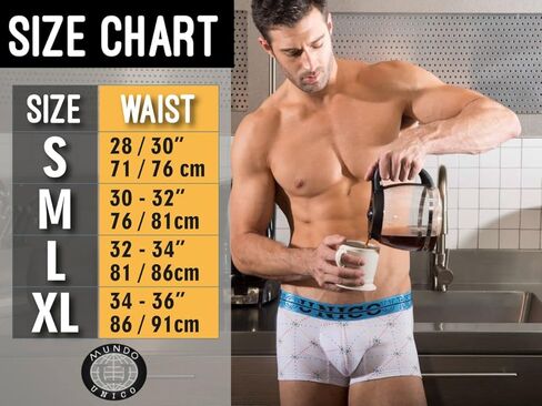 Mundo Unico Men Boxer Briefs Trunks Colombian Underwear Ropa Interior Colombiana de Hombre in Saudi Arabia