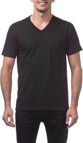 Pro Club Men's Pack of 3 Pcs V-neck Heavyweight T-shirt 100% Cotton in Saudi Arabia