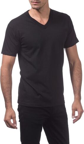 Pro Club Men's Pack of 3 Pcs V-neck Heavyweight T-shirt 100% Cotton in Saudi Arabia