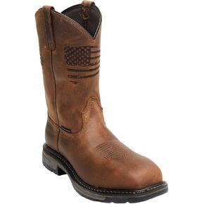 ARIAT Men's Liberty 11" Workhog Western Work Boot Broad Square Toe - 10034683 in Saudi Arabia