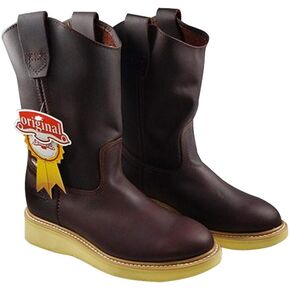 Men's Establo Work Boots Genuine Leather Color Honey Western Cowboy Pull On in Kuwait