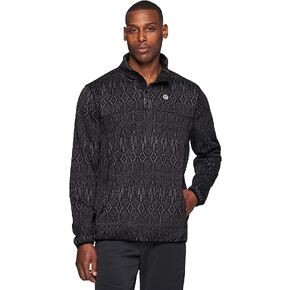 Avalanche Men's Everyday 1/2 Snap Up Mock Neck Pullover Sweatshirt With Pockets