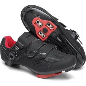 أحذية ركوب الدراجات للجنسين متوافقة مع أحذية دراجة Peloton مشبك داخلي في Peleton Road Bike ركوب الدراجات أحذية سباق ركوب الدراجات مع مرابط دلتا للرجال والنساء بدواسة الدراجة الداخلية والخارجية
