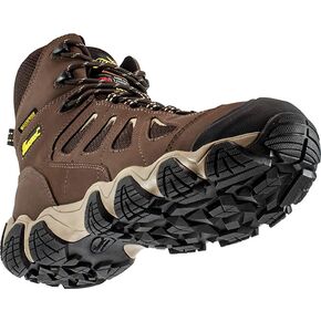 Thorogood Crosstrex 6" Insulated Waterproof Hiking Boots for Men - Breathable Premium Leather and Mesh with Comfort Insole and Athletic Traction Outsole; ASTM Rated in Saudi Arabia