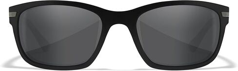 Wiley X Helix Sunglasses, Safety Glasses for Men and Women, UV Eye Protection for Shooting, Fishing, Biking, and Extreme Sports, Matte Black Frames, Smoke Grey Tinted Lenses in Saudi Arabia