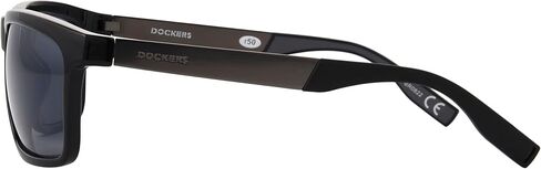 Dockers Men's Flex Way Shape Sunglasses, Black, 59 mm in Saudi Arabia