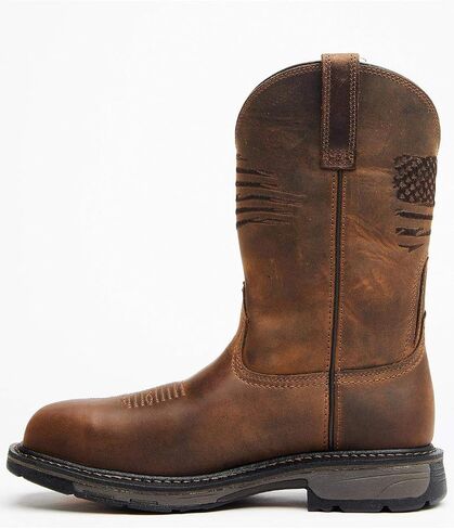 ARIAT Men's Liberty 11" Workhog Western Work Boot Broad Square Toe - 10034683 in Saudi Arabia