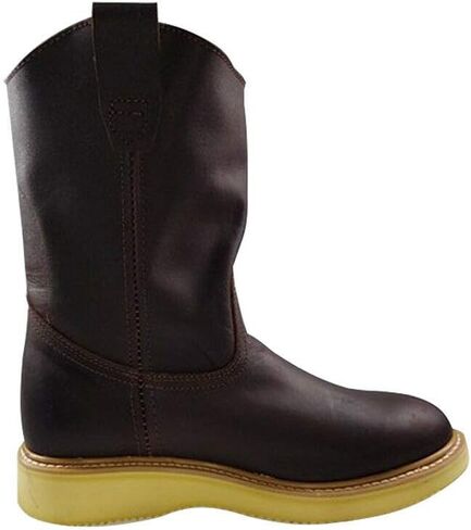 Men's Establo Work Boots Genuine Leather Color Honey Western Cowboy Pull On in Kuwait