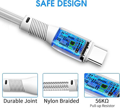 كيبل شحن طويل بطول 10 قدم من USB-C الى USB C، كيبل شحن طويل لسامسونج جالكسي S22/S22 بلس/S22 الترا/S21/S21 FE/A52 5G/A71 5G/A53، تاب S7/S7+/S8/S7 FE، بكسل 6/6 برو/4A 5G/5 5A 3A 4XL 6 شحن سريع شحن سريع in Saudi Arabia
