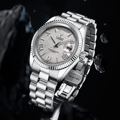 CADISEN Men Automatic Mechanical Watch Business Waterproof MIYOTA 8285 Movement Mens Wristwatch in Saudi Arabia