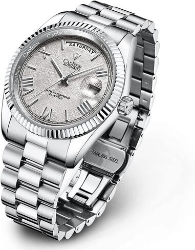 CADISEN Men Automatic Mechanical Watch Business Waterproof MIYOTA 8285 Movement Mens Wristwatch in Saudi Arabia
