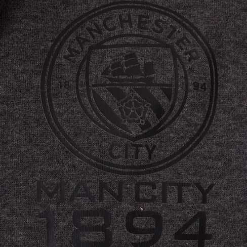 Manchester City FC Official Soccer Gift Mens Fleece Zip Hoody Grey 3XL in Kuwait