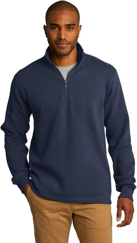 Port Authority Men's Slub Fleece 1/4Zip Pullover in Kuwait