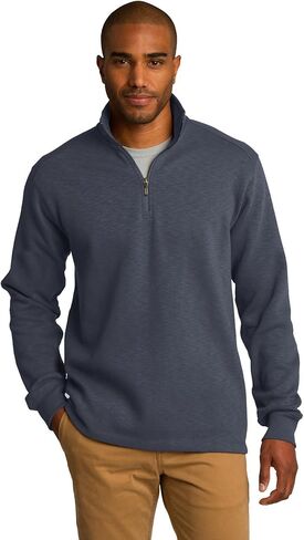 Port Authority Men's Slub Fleece 1/4Zip Pullover in Kuwait