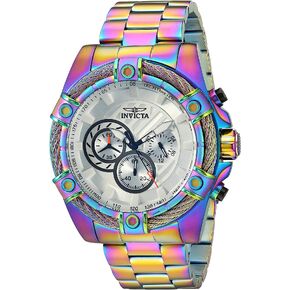 Invicta Men's Bolt Stainless Steel Quartz Watch with Stainless-Steel Strap, Multi, 26 (Model: 25520) in Saudi Arabia