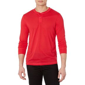 Perry Ellis Men's Portfolio Thermal Heather Henley Sleep Shirt in Saudi Arabia