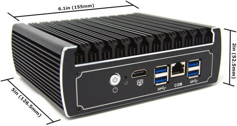 Protectli Vault 6 Port, Firewall Micro Appliance/Mini PC - Intel Dual Core, AES-NI, 16GB RAM, 240GB SSD in Saudi Arabia