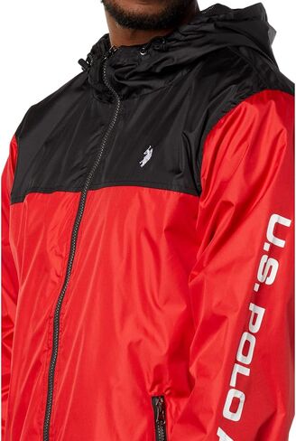 U.S. POLO ASSN. USPA Color-Block Windbreaker in Saudi Arabia