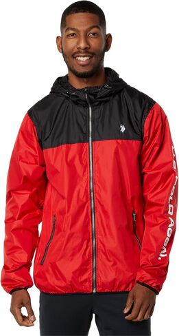 U.S. POLO ASSN. USPA Color-Block Windbreaker in Saudi Arabia