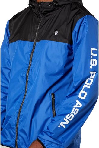 U.S. POLO ASSN. USPA Color-Block Windbreaker in Saudi Arabia