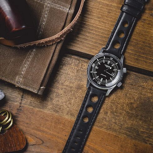 أحزمة جلدية من Barton Racing & Rally Horween مع قضبان زنبركية مدمجة سريعة التحرير - الطول القياسي يناسب المعصم من 5 إلى 8 بوصة - 18 مم، 19 مم، 20 مم، 21 مم، 22 مم، 23 مم و24 مم - اختر لون الحزام وعرضه in Kuwait
