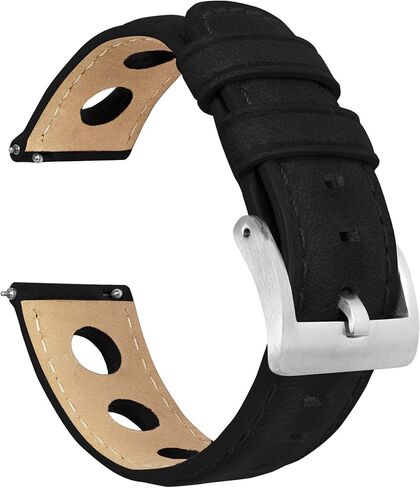 أحزمة جلدية من Barton Racing & Rally Horween مع قضبان زنبركية مدمجة سريعة التحرير - الطول القياسي يناسب المعصم من 5 إلى 8 بوصة - 18 مم، 19 مم، 20 مم، 21 مم، 22 مم، 23 مم و24 مم - اختر لون الحزام وعرضه in Kuwait
