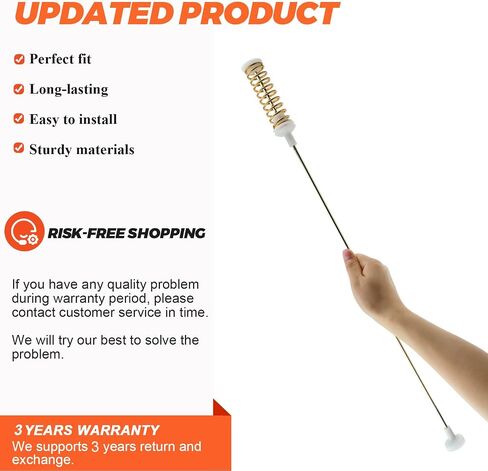 (2023 Upgrade) DC97-16350E Suspension Rod 4 Pack by Beaquicy - Replaces for Sam-sung Washers - Replaces DC97-05280W,DC97-16350C,DC97-05280H/K/X, DC97-16350J/K/S/T/U in Saudi Arabia