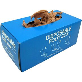 Disposable Tri- Sox Foot Sox, Tan- 1 Gross, 144 pcs in Saudi Arabia